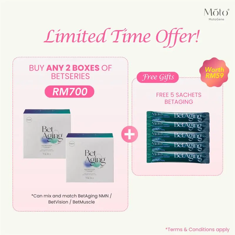Buy 2 boxes of BetSeries Free 5 sachets BetAging (November-December '25)