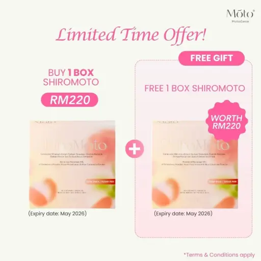 Buy 1 box ShiroMoto Free 1 box of ShiroMoto
