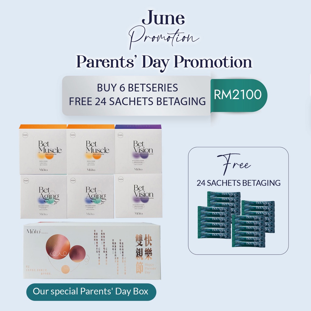 Parents Day Promo 6 Boxes (FREE 24 SACHETS BETAGING)