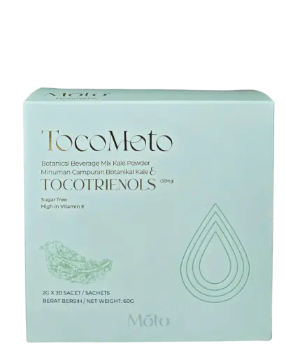 [TM30] TocoMoto Botanical Beverage Mix Kale Powder & Tocotrienols (30 Sachets)