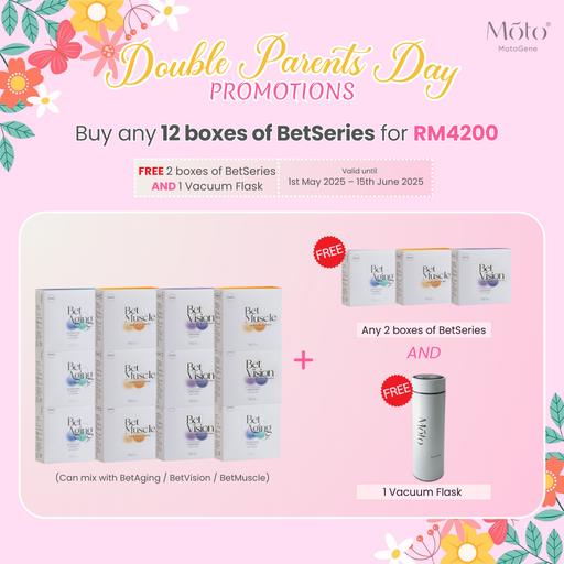 Parents Day - Buy 12 boxes of BetSeries (Free 2 boxes of BetSeries + Vacuum Flask)
